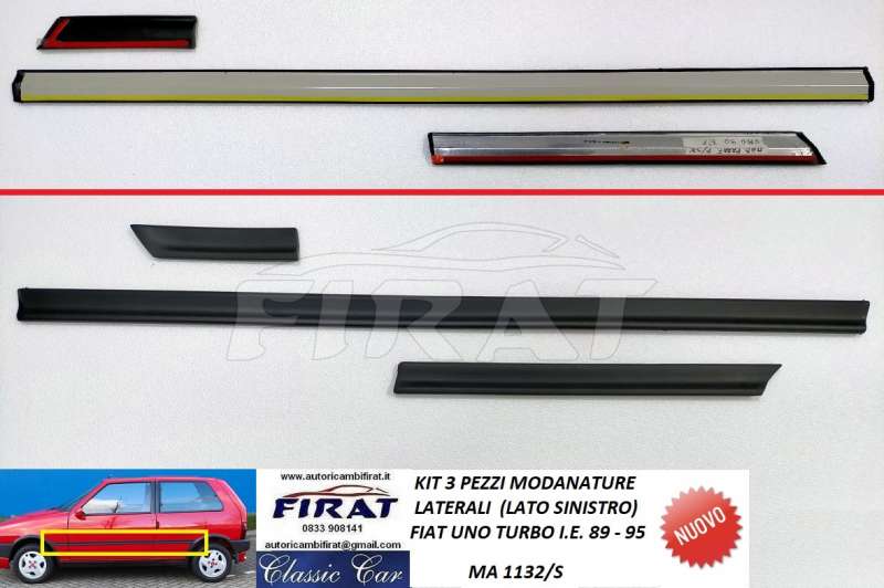 MODANATURA LATERALE FIAT UNO TURBO IE 3 PORTE 89 - 95 SX